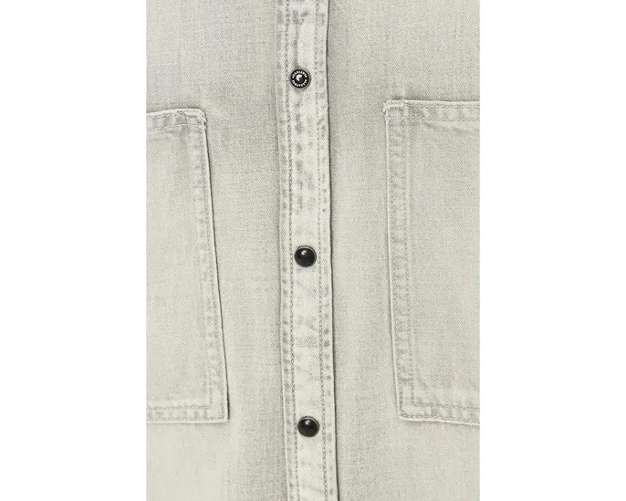 Рубашка AllSaints Al Canvas в полуcasual стиле