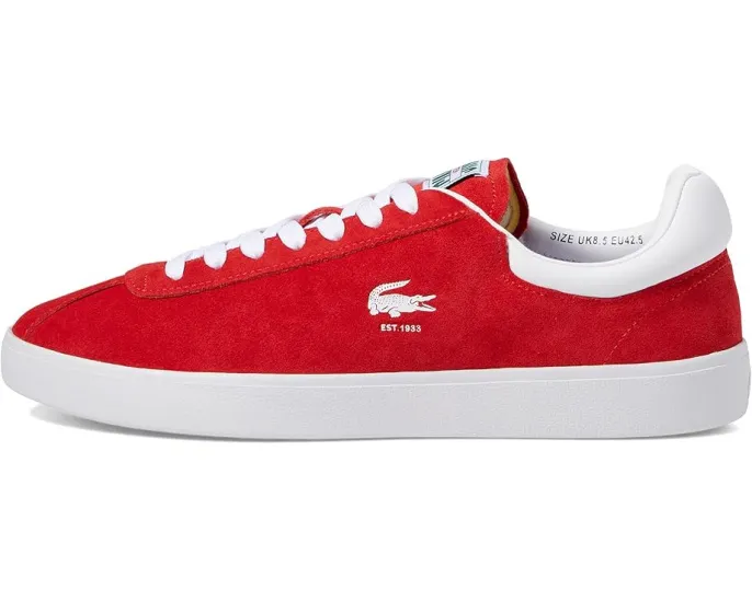 Кроссовки Lacoste Baseshot из замши с круглым носком
