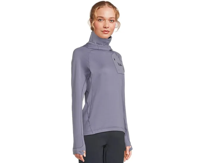 Mountain Hardwear толстовка с капюшоном Up First Tech Fleece с карманом на груди