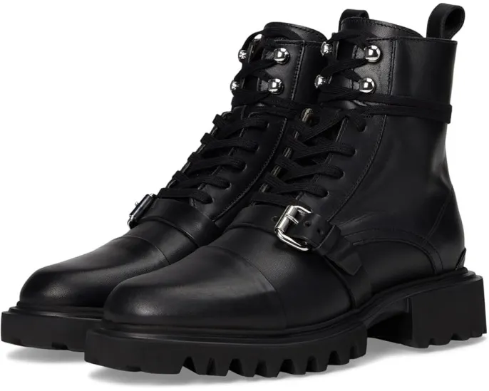 Ботинки AllSaints Tori с перекрестными шнурками и пряжкой