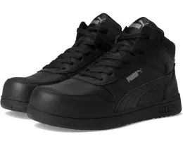 Рабочие кроссовки Puma Frontcourt Leather Mid с композитным мыском