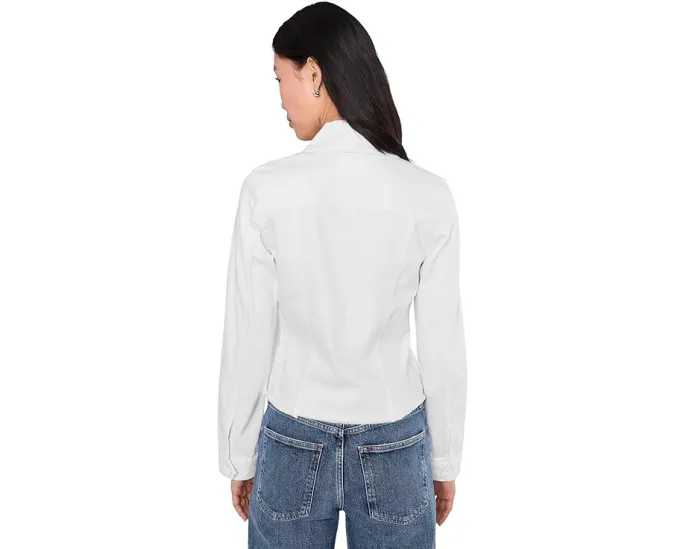 Джинсовая куртка Kara с эффектом потертости и укороченным кроем KUT from the Kloth