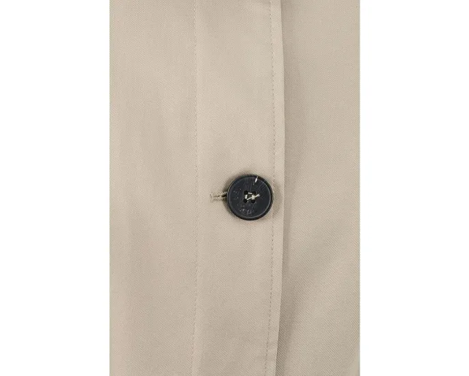 Длинное тренч-пальто Avec Les Filles с воротником-воронкой