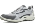 ECCO Biom Energi Sporty Lace-Up серые кроссовки из кожи и текстиля