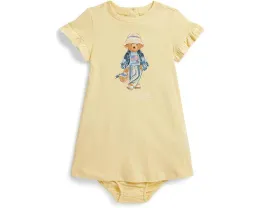 Комплект Polo Ralph Lauren Kids: платье и шортики с медвежонком Polo Bear