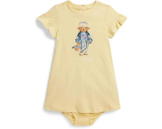 Комплект Polo Ralph Lauren Kids: платье и шортики с медвежонком Polo Bear
