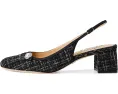 Туфли Badgley Mischka Veera на квадратном каблуке с жемчужным декором и регулируемым ремешком