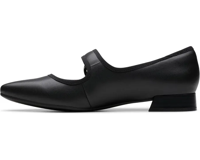 Туфли Clarks Natalyn May с острым носком на квадратном каблуке и пряжкой