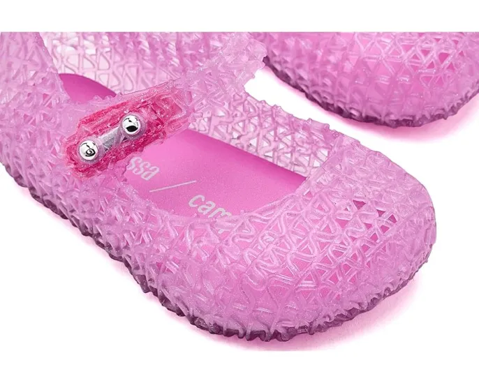 Обувь Mini Melissa Mini Campana Papel BB для малышей с ремешком на липучке