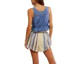 Кружевной топ Alana Lace Blue Topaz от Free People
