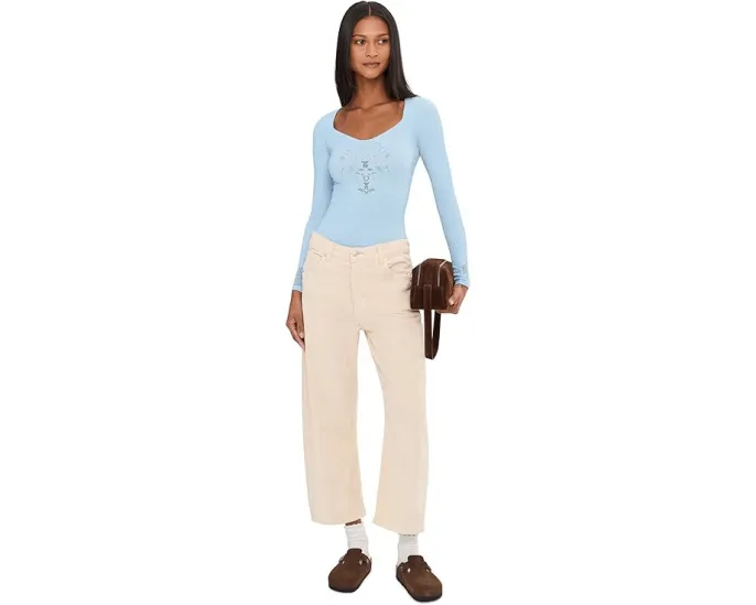 Футболка Dynamic Duo с широким вырезом Free People