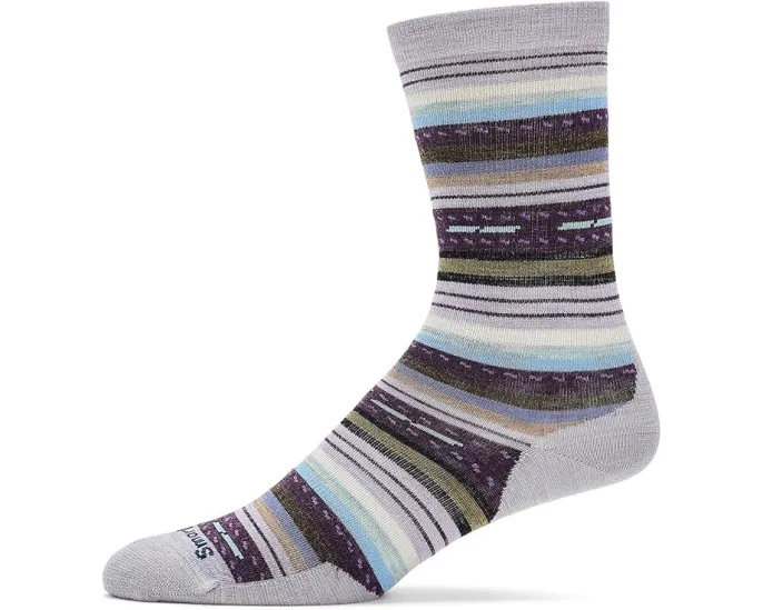 Носки Smartwool Everyday Margarita Crew с технологией Shred Shield и разноцветными полосками