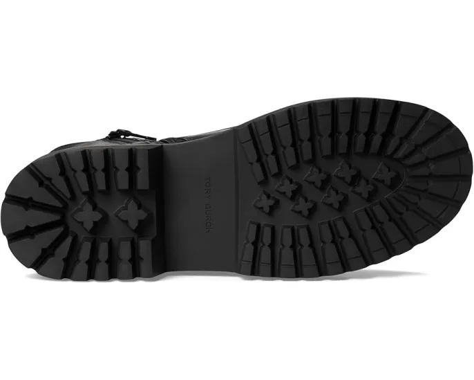 Ботинки Tory Burch Turnlock Lug на каблуке 40 мм с массивной подошвой