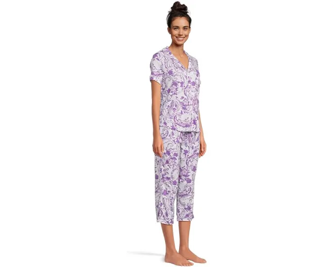 Двухкомпонентный комплект пижамы Karen Neuburger с капри и свободным кроем