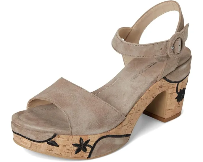 Eric Michael туфли Bella с цветочным декором на квадратном каблуке