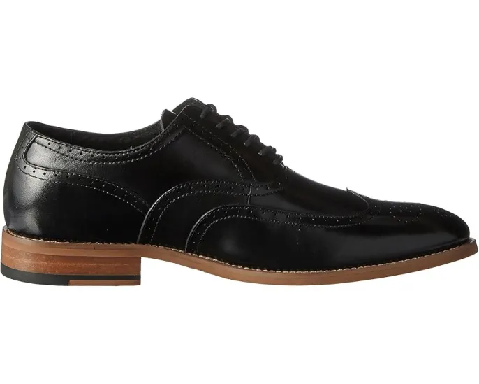 Оксфорды Stacy Adams Dunbar Wingtip с перфорацией и каблуком