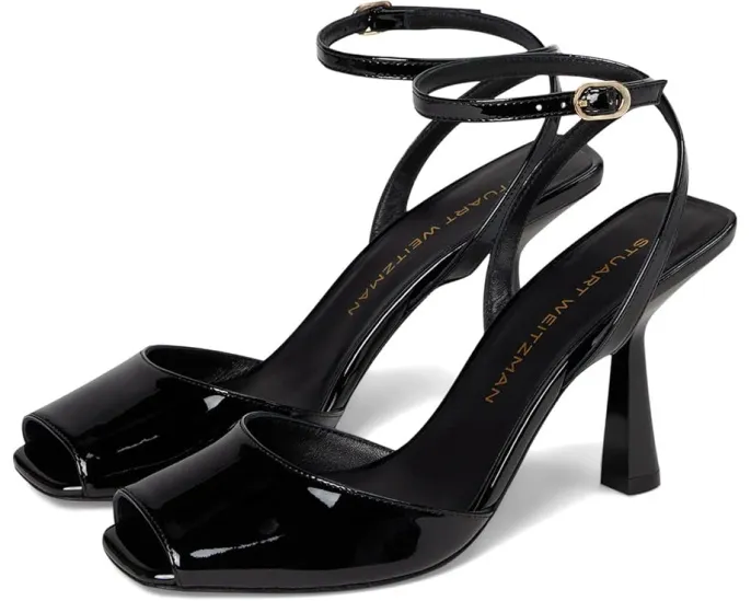 Босоножки Val Sandal 85 Stuart Weitzman на шпильке с квадратным носком
