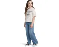 Джинсы abercrombie kids High-Rise Wide Leg с завышенной талией и широкими штанинами