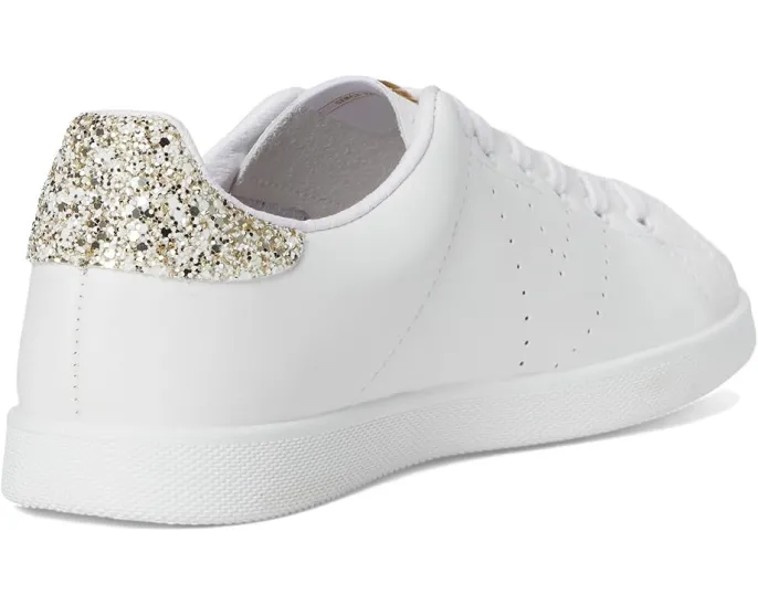Кроссовки Tenis Leather & Glitter victoria с кожаным верхом и блестками