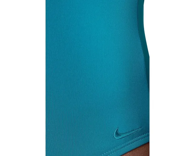 Цельный купальник Nike Bold Color Block V-back с сетчатыми вставками