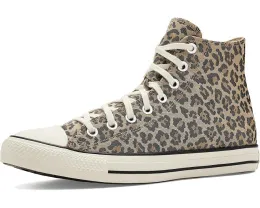 Кеды Converse Chuck Taylor All Star Leopard Jacquard с леопардовым принтом