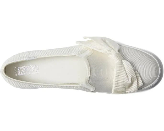 Кроссовки Keds Triple Decker на платформе с металлическим верхом