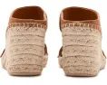 Сандалии Farren Espadrille с клиновидным каблуком и кожаным верхом от Franco Sarto