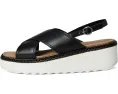 Сандалии Pebina Cross Band Wedge от Lucky Brand с перекрещивающимися ремешками и каблуком-клином