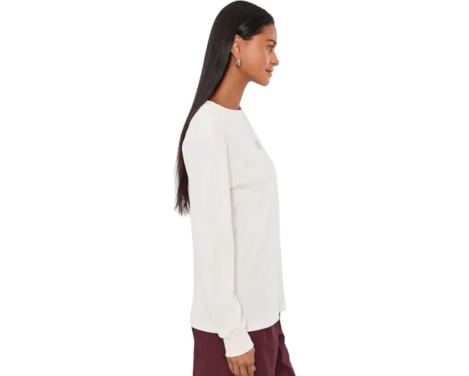 The North Face футболка Floral Alpine Relaxed Long Sleeve Tee Granite Grey