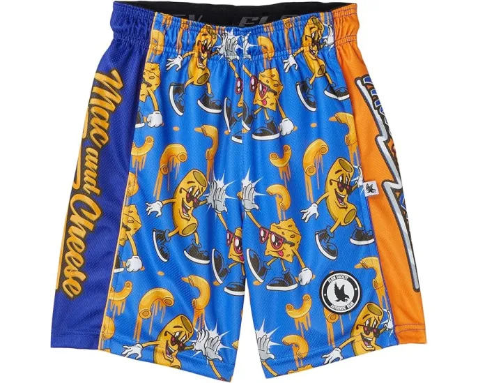 FLOW SOCIETY шорты для мальчиков Mac 'n Cheese Attack с длиной по внутреннему шву 6 дюймов (15.24 см)