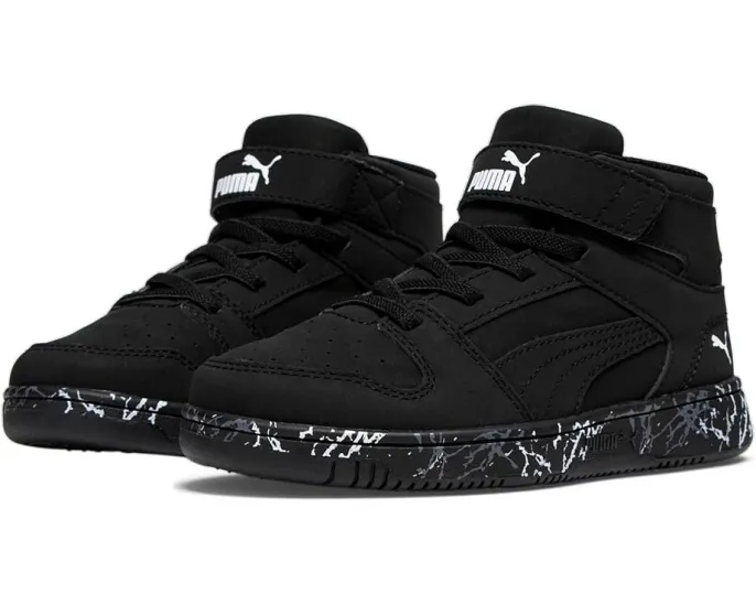 Детские кроссовки Puma Rebound Layup Nubuck Mountain Park на липучке