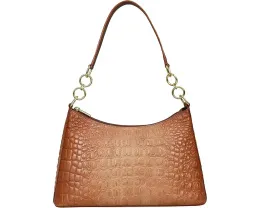 Сумка-хобо Anuschka 707 с цепочкой и ручной росписью