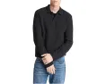 Водолазка Basket Weave Long Sleeve Polo от Vince