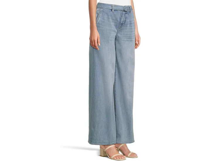 Джинсы Liverpool Los Angeles High-rise Super Stride с поясом и широкими штанинами