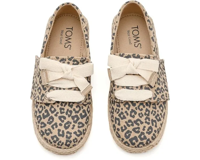Детские эспадрильи TOMS Carolina на шнурках с платформой