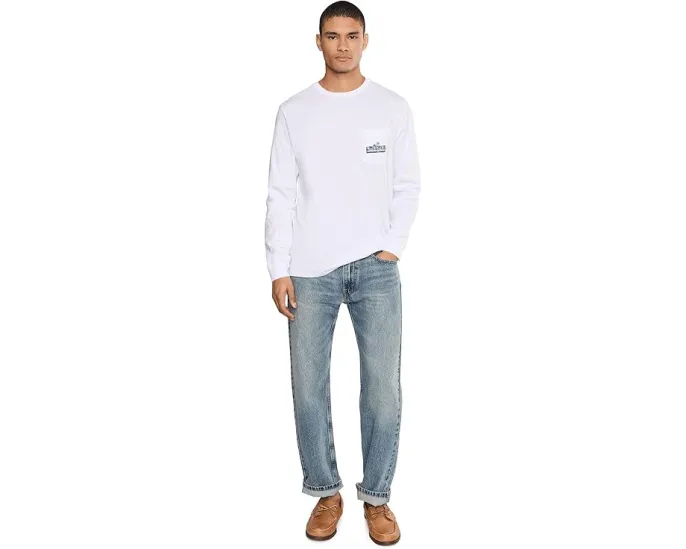 Длинная футболка Vineyard Vines с логотипом гольфа и карманом