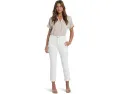 NYDJ Джинсы Margot Girlfriend в стиле расслабленного кроя Vintage White