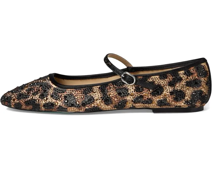 Балетки Blue by Betsey Johnson Lorel с леопардовым принтом и стразами