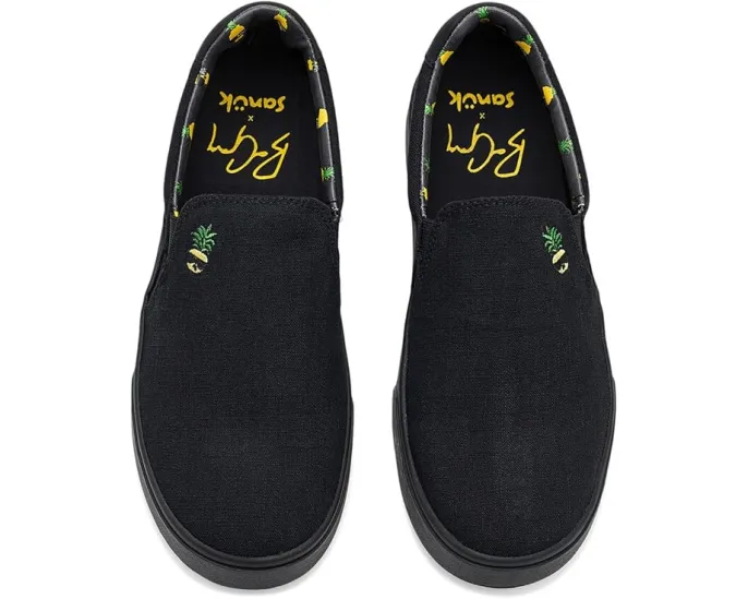 Слипоны Hava-Shoe с текстильным верхом и анатомической стелькой