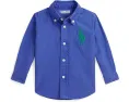 Хлопковая оксфордская рубашка Big Pony с вышитым пони для младенцев Polo Ralph Lauren