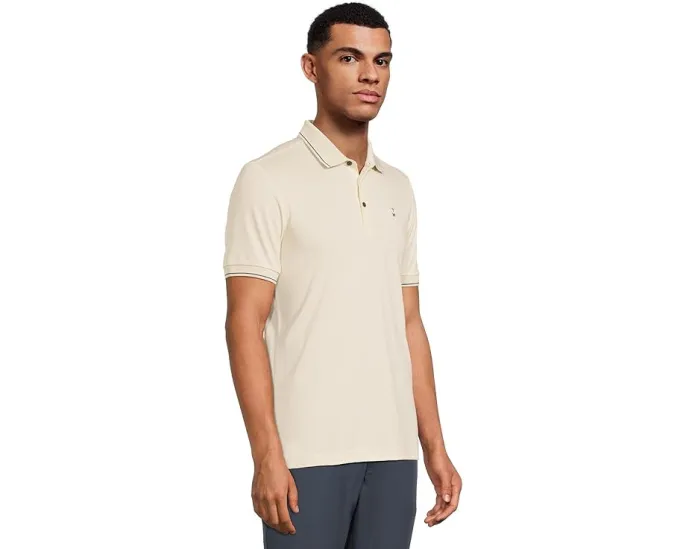 Футболка-поло Happier Hour от TravisMathew из хлопка с контрастными деталями