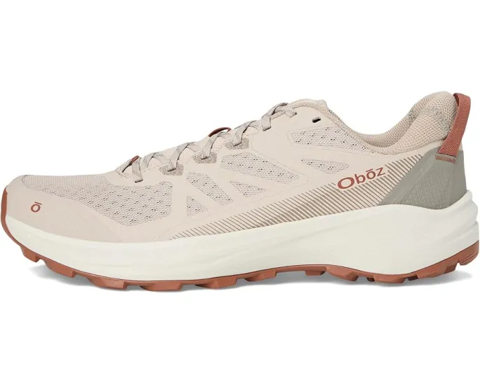 Трекинговые кроссовки Oboz Katabatic LT Low с полиэстеровым верхом и резиновой подошвой