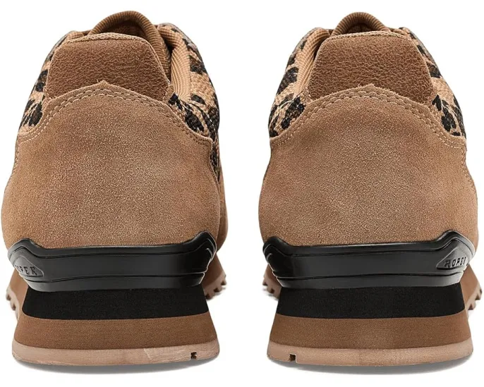 Кроссовки Roper Giddyup Leopard с леопардовым принтом из замши