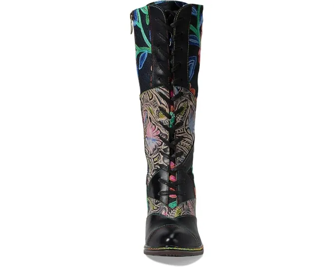 L'Artiste by Spring Step Ботинки Malagie-Rose с вышивкой и искусственным мехом