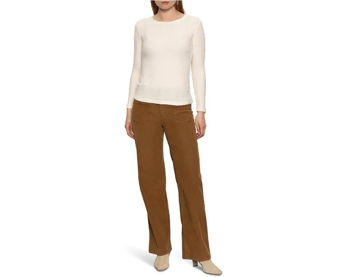 Футболка Sanctuary с длинным рукавом и кружевной отделкой