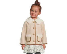 Куртка из сшитого шерпа Janie and Jack для малышей с контрастной отделкой