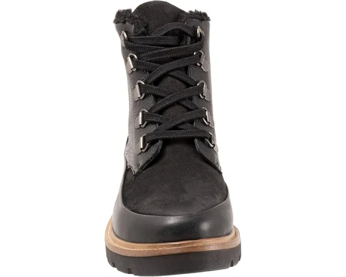 Ботинки SoftWalk Whitney с искусственным мехом и шнуровкой