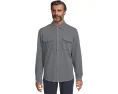 Tommy Bahama Длинная рубашка Fireside Coast с начесом и отделкой из шамбри