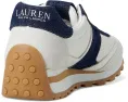 Кроссовки Lauren Ralph Lauren Dani из кожи и замши с отделкой денимом