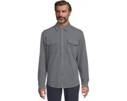 Tommy Bahama Длинная рубашка Fireside Coast с начесом и отделкой из шамбри